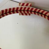 Round mirror tray scoubidou 50s/60s