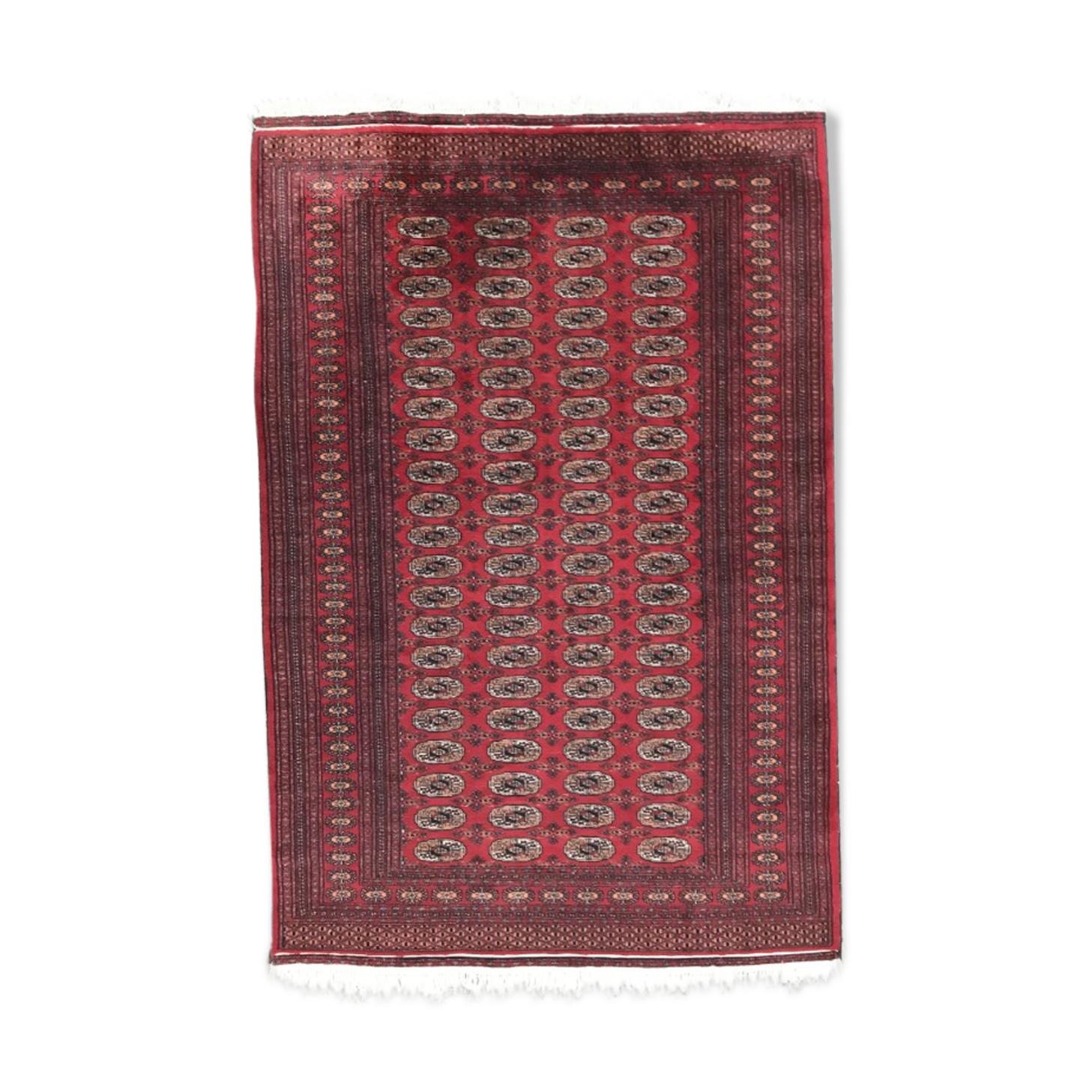 Nice vintage Bukhara of Pakistan carpet handmade 158 X 234 CM