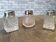 3 small salt shakers