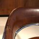 Chaise vintage en cuir et chrome vers 1970