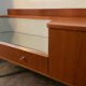 Enfilade Scandinavian tv cabinet of the 60s in teak