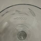 Coupe en verre ciselé