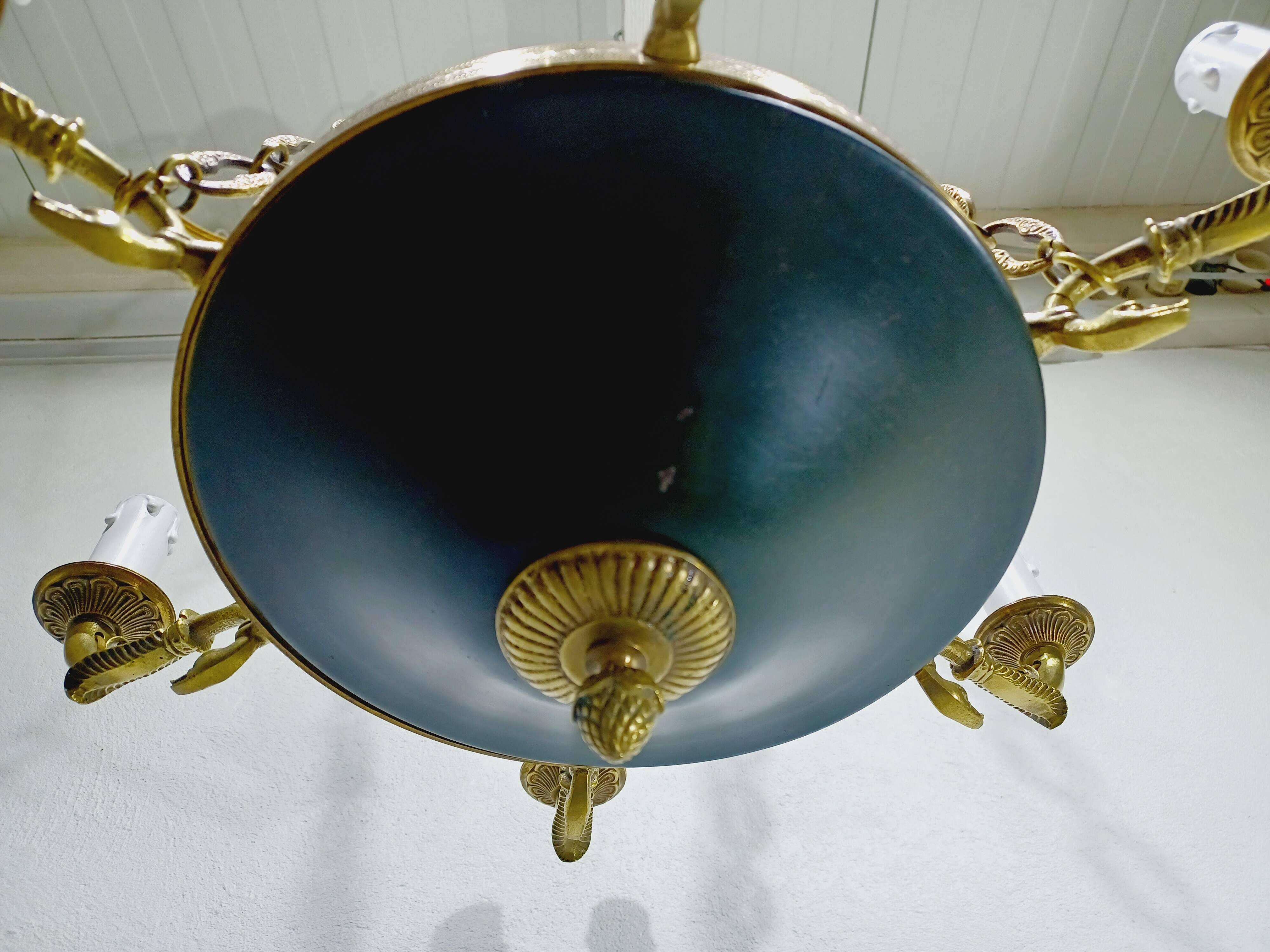 6-Light Empire Chandelier