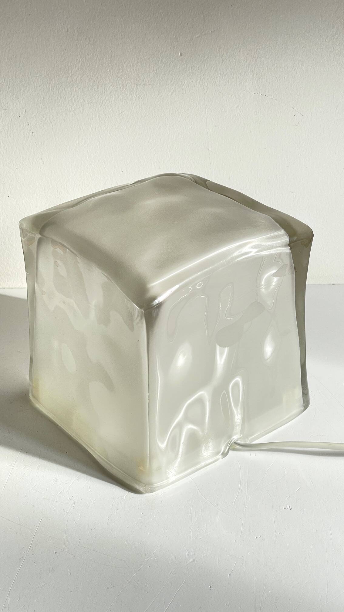 Lampe ice glass ikea vintage