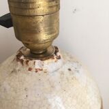 Cracked ceramic lamp foot