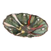 Italian copper bowl from Studio Laurana Rame D'Arte, 1960s