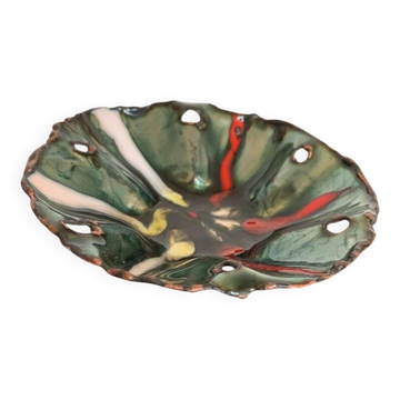 Italian copper bowl from Studio Laurana Rame D'Arte, 1960s