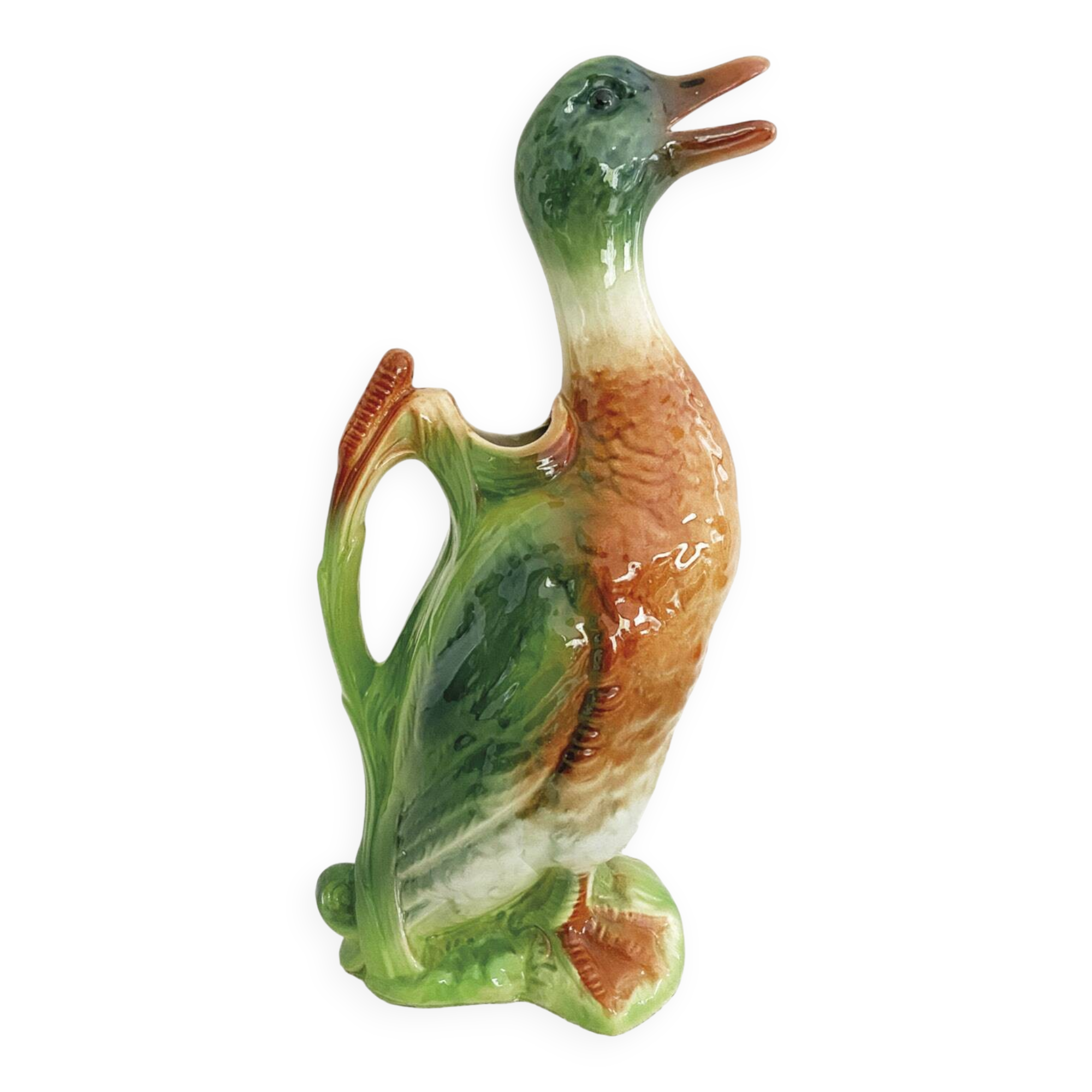 Duck jug – Faïencerie de Saint-Clément, 1970s