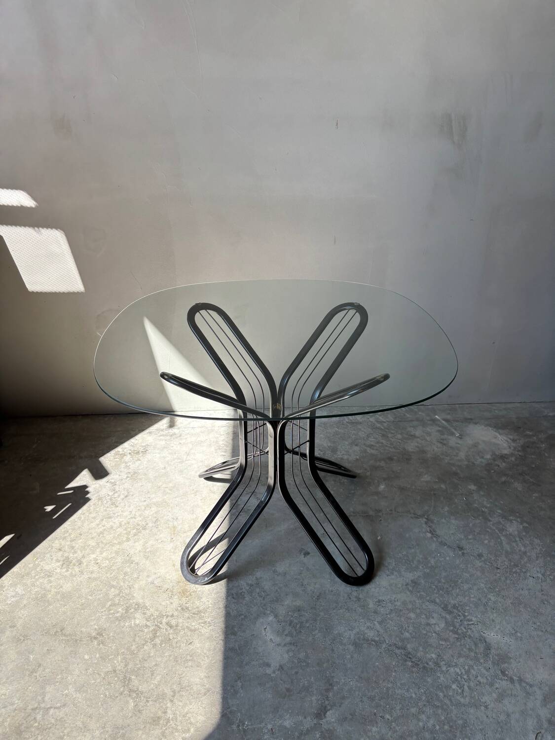 Dining table in the style of Gastone Rinaldi, 70s