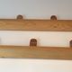 Charlotte Perriand, pair of fir wall coat racks, French work, around 1970