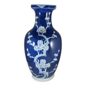 grand vase en porcelaine bleu blanc Chinois Chine