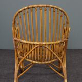 Rattan armchair Belse 8, Rohé Noordwolde, 1950