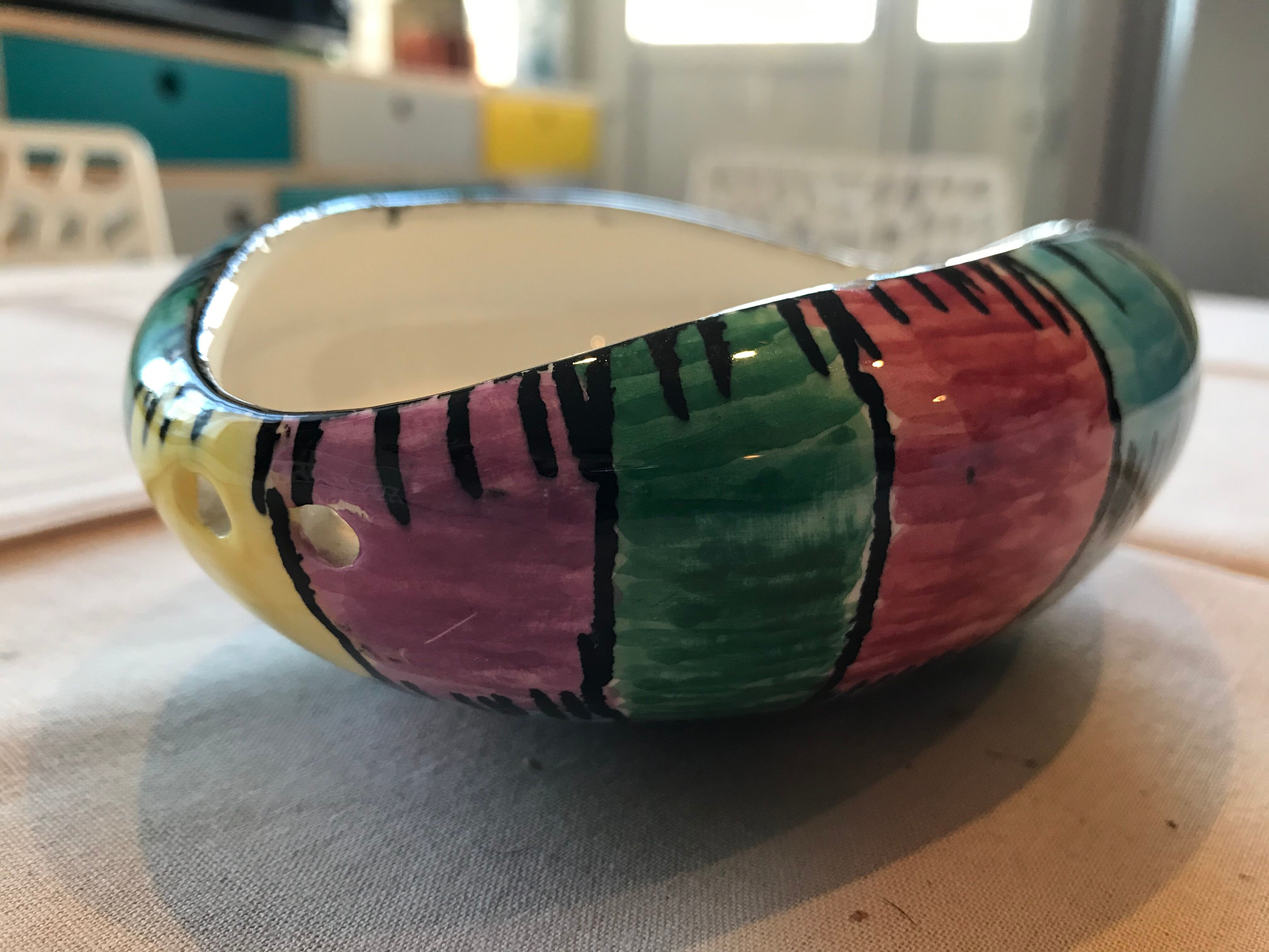 Vintage earthenware bowl