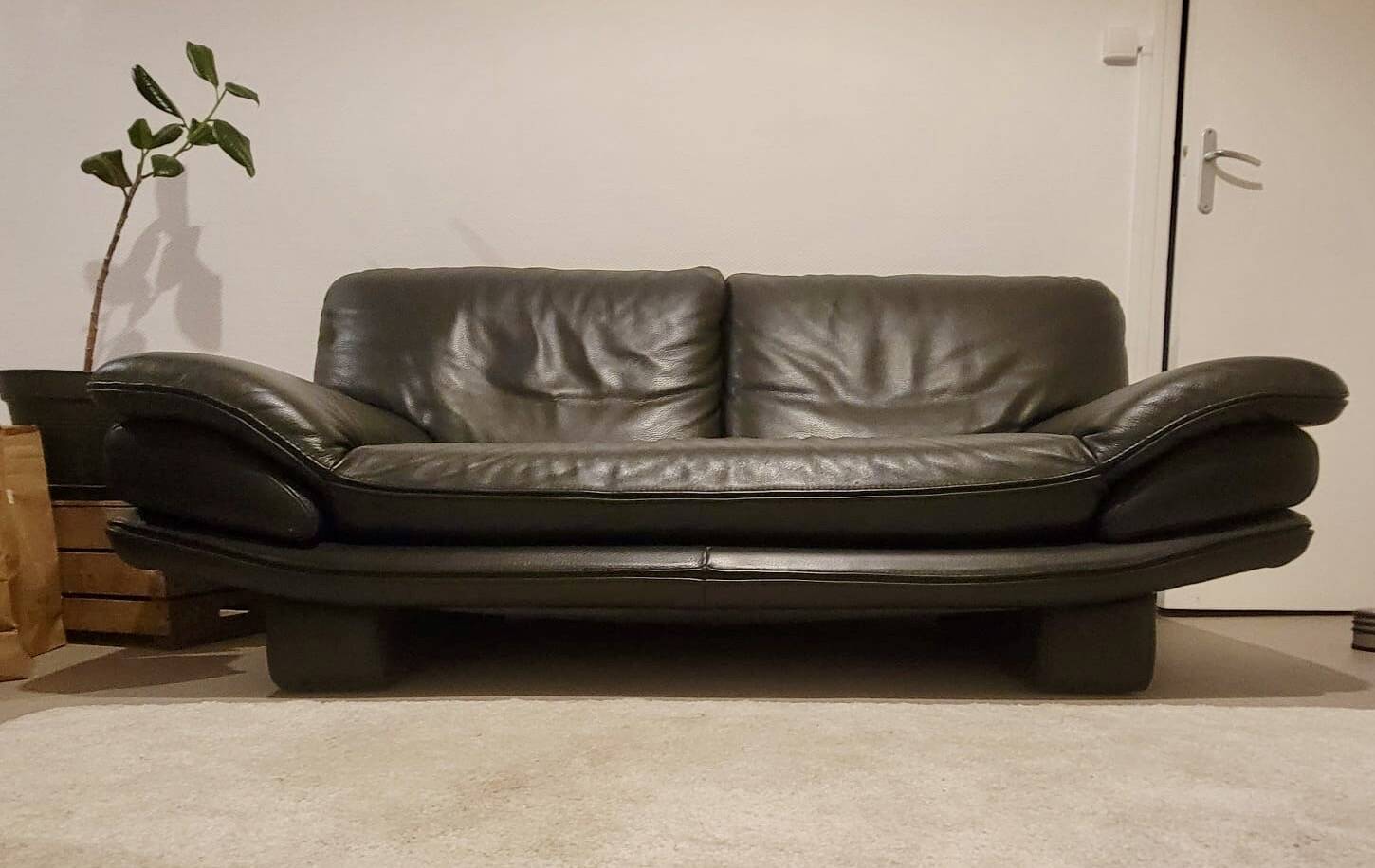 Canapé cuir Roche Bobois très bon état 3 places