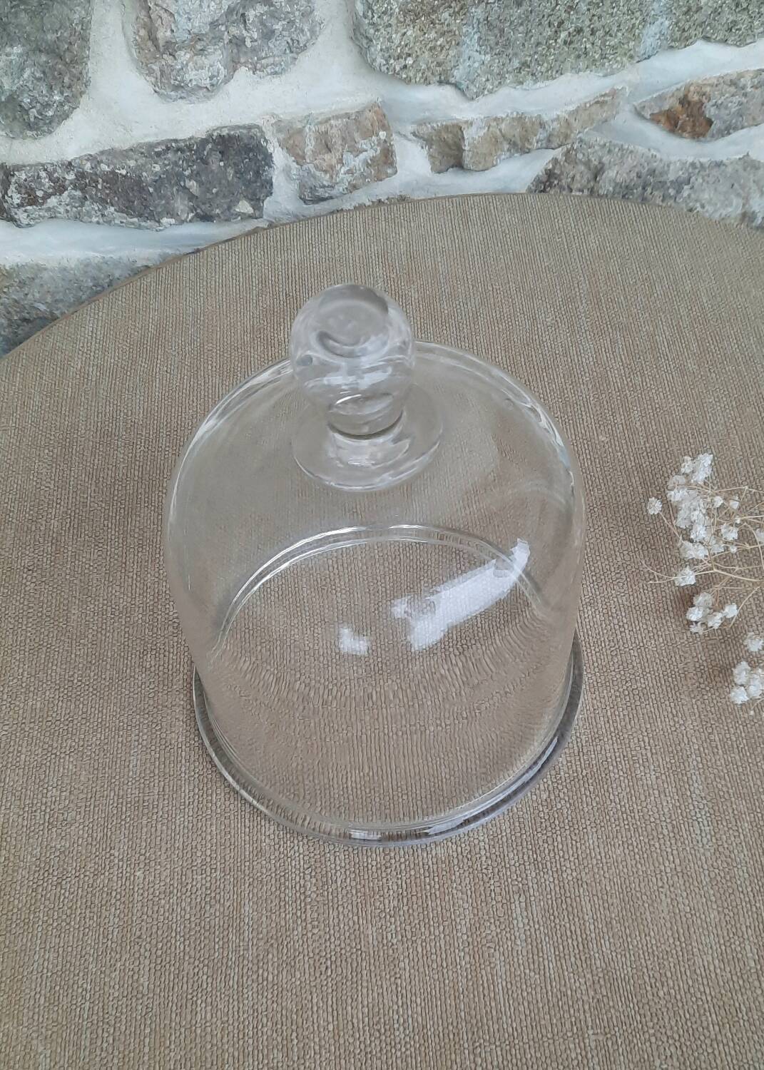 Old glass bell