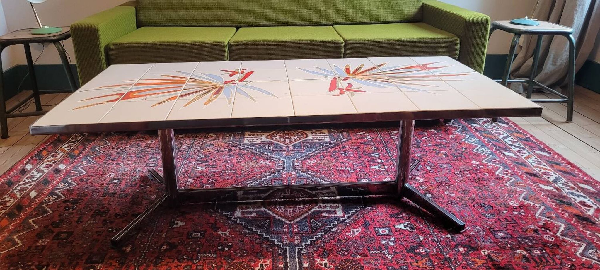 Vintage coffee table ADRI – decorative ceramic – 1960s/70s