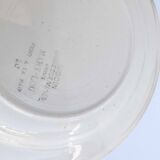 Set of 3 hollow plates in earthenware model Mary-Lou Digoin Sarreguemines