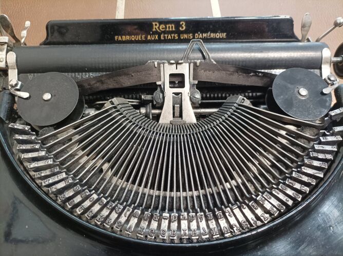 Remington 3 portable noire 1930 fonctionne