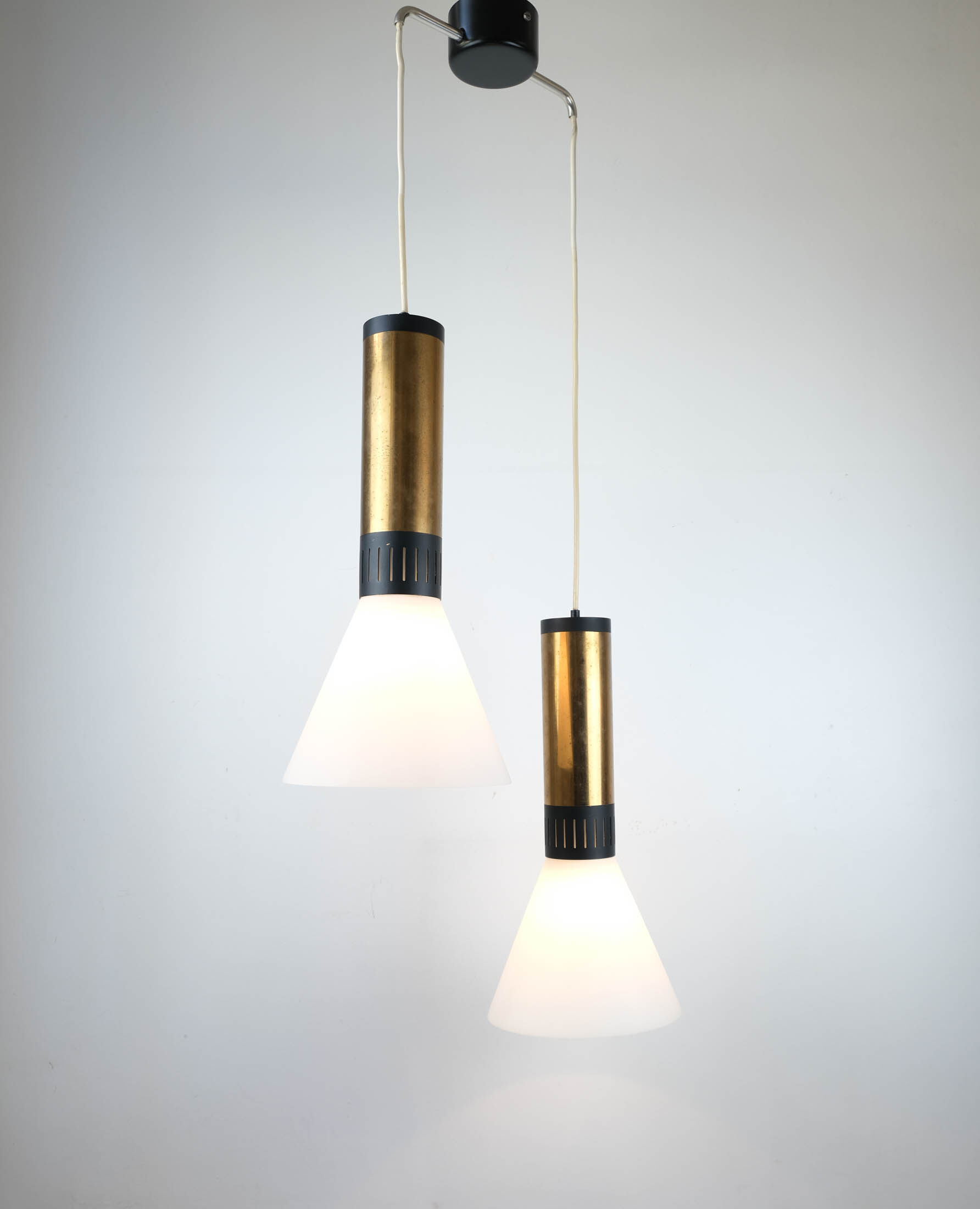 Suspension  « 1135/2 » Stilnovo , Italie années 1950