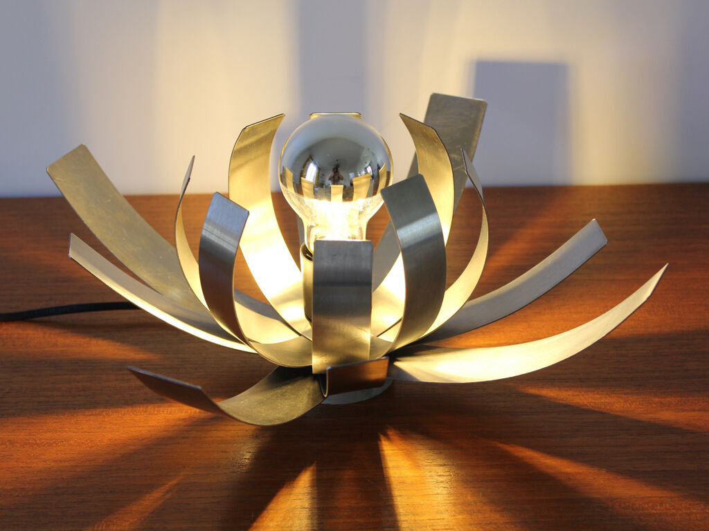 Lamp light flower Jocelyne Trocmé