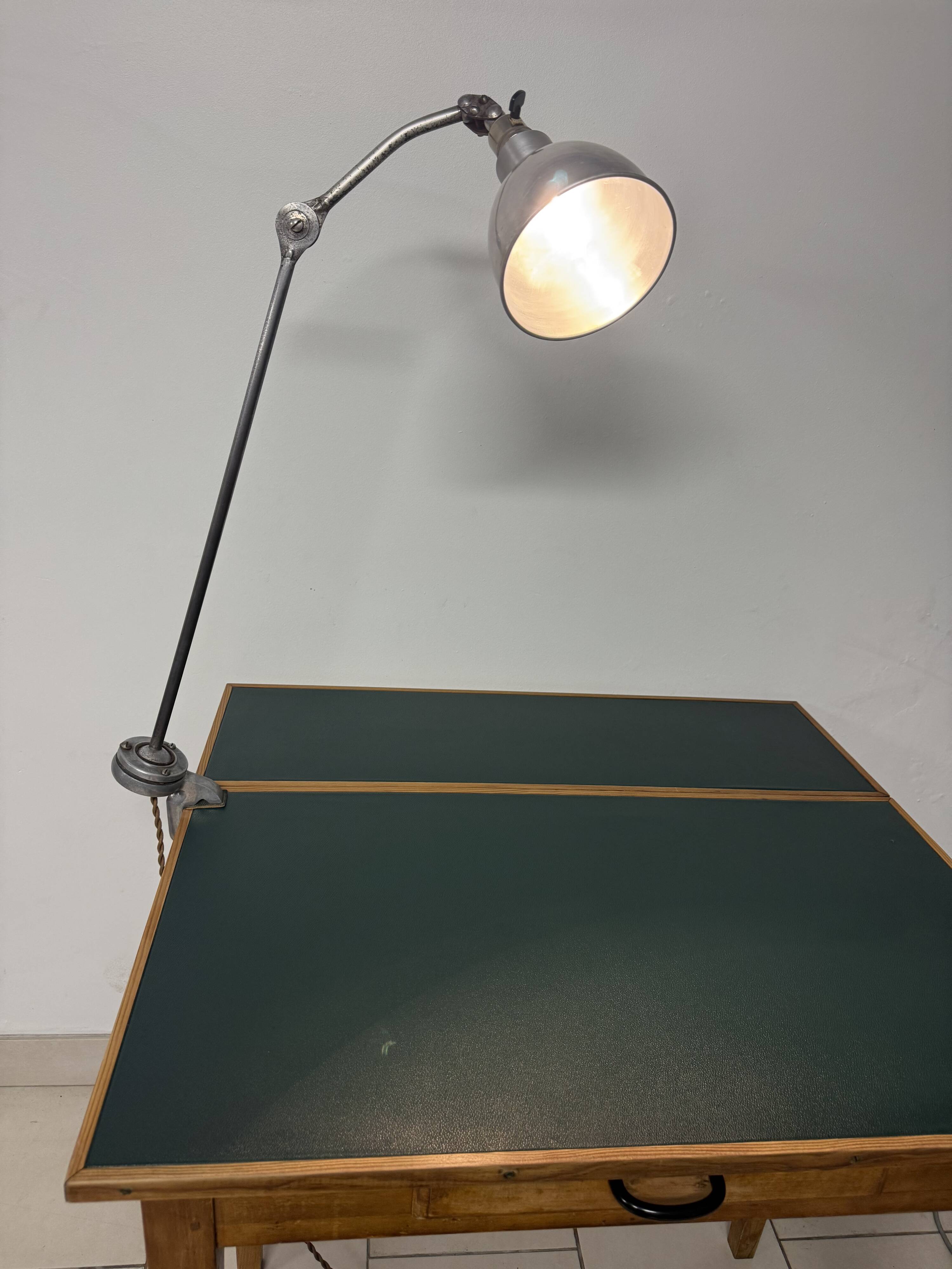 Industrial desk lamp