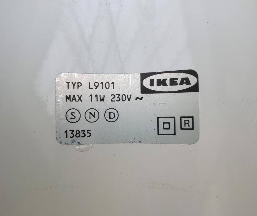 Postmodern space table lamp Ikea