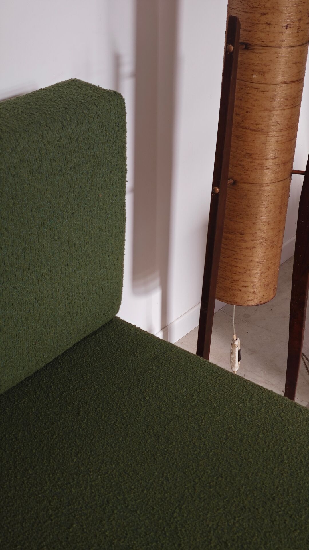 Green folding bench sofa by UP Zavody 1970