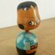 Doll wooden head on spring 1950