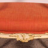 Small Polychrome Wooden Bench - 19th Century