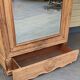 Armoire vitrée sablé