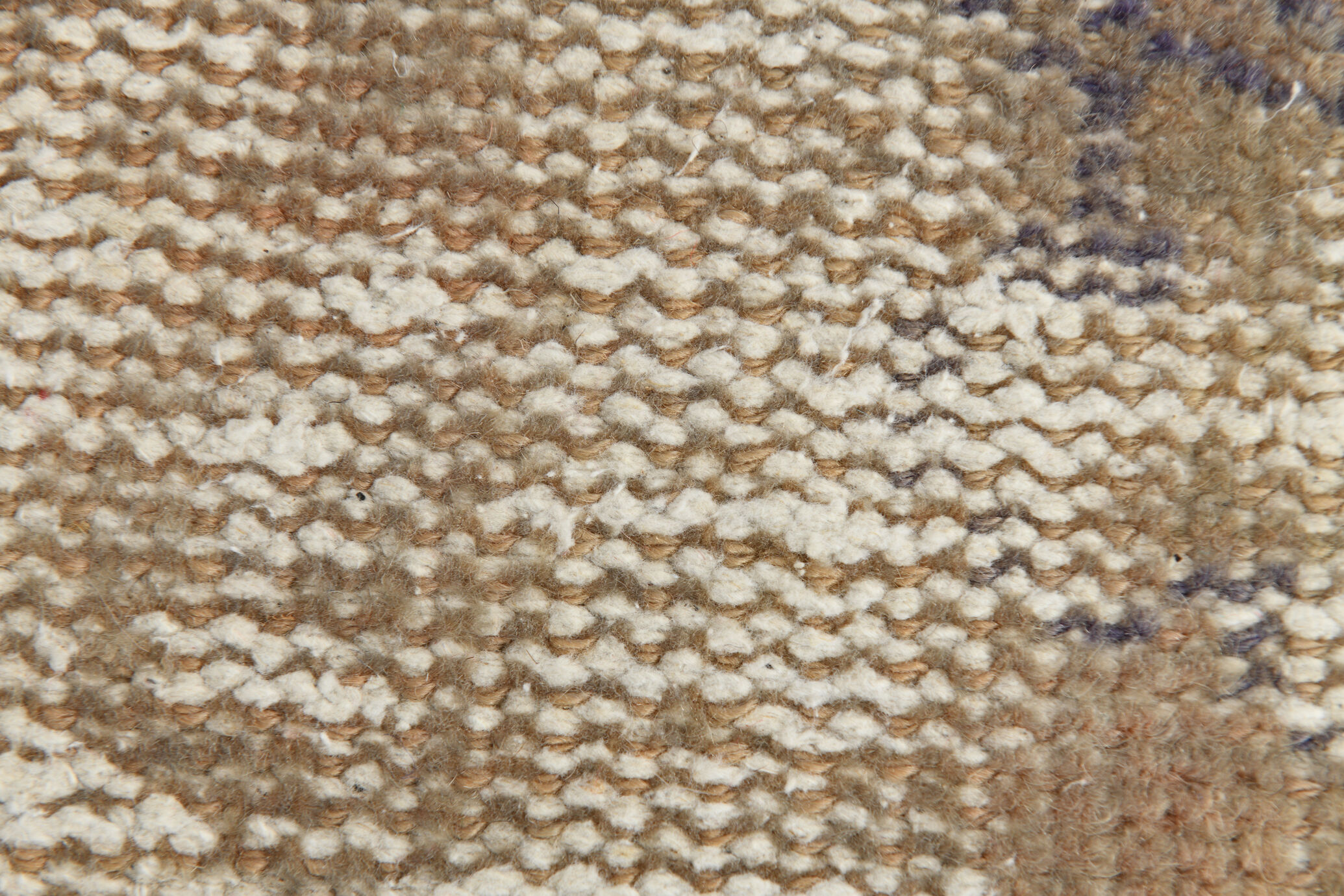 6x9 distressed wool vintage rug 292x191cm