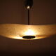 1960s Pendant Light Glass/Chrome, Czechoslovakia