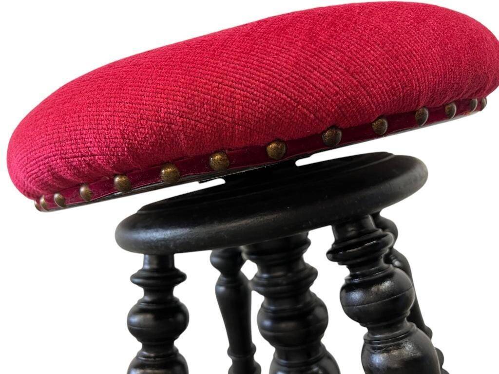 Vintage piano stool / stool / stool