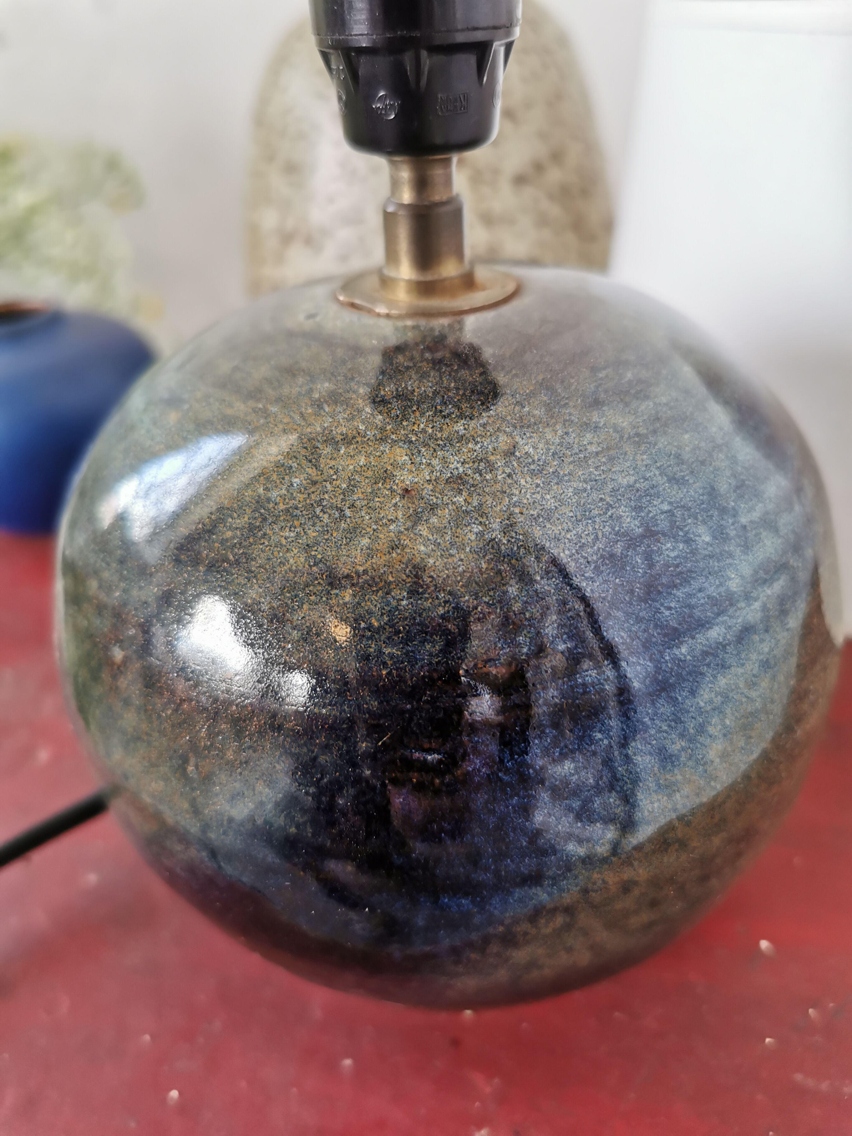 Bedside lamp shape ceramic ball