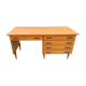 Natural mahogany desk 1960s