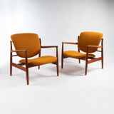Fauteuil modèle FD136 Finn Juhl 1950s