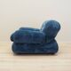 Blue armchair, Italian design, 1970s, production: Italy