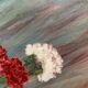 Peinture vintage aux oeillets