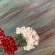 Peinture vintage aux oeillets