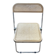 Plia chairs by Castelli in wood and cane.