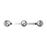 Coat rack 3 chrome hooks