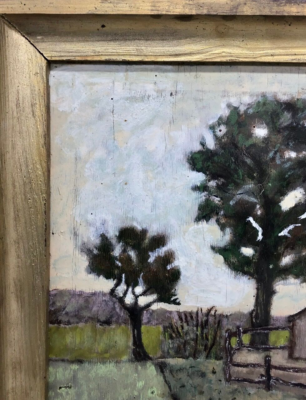 Old table, 1960s farmyard