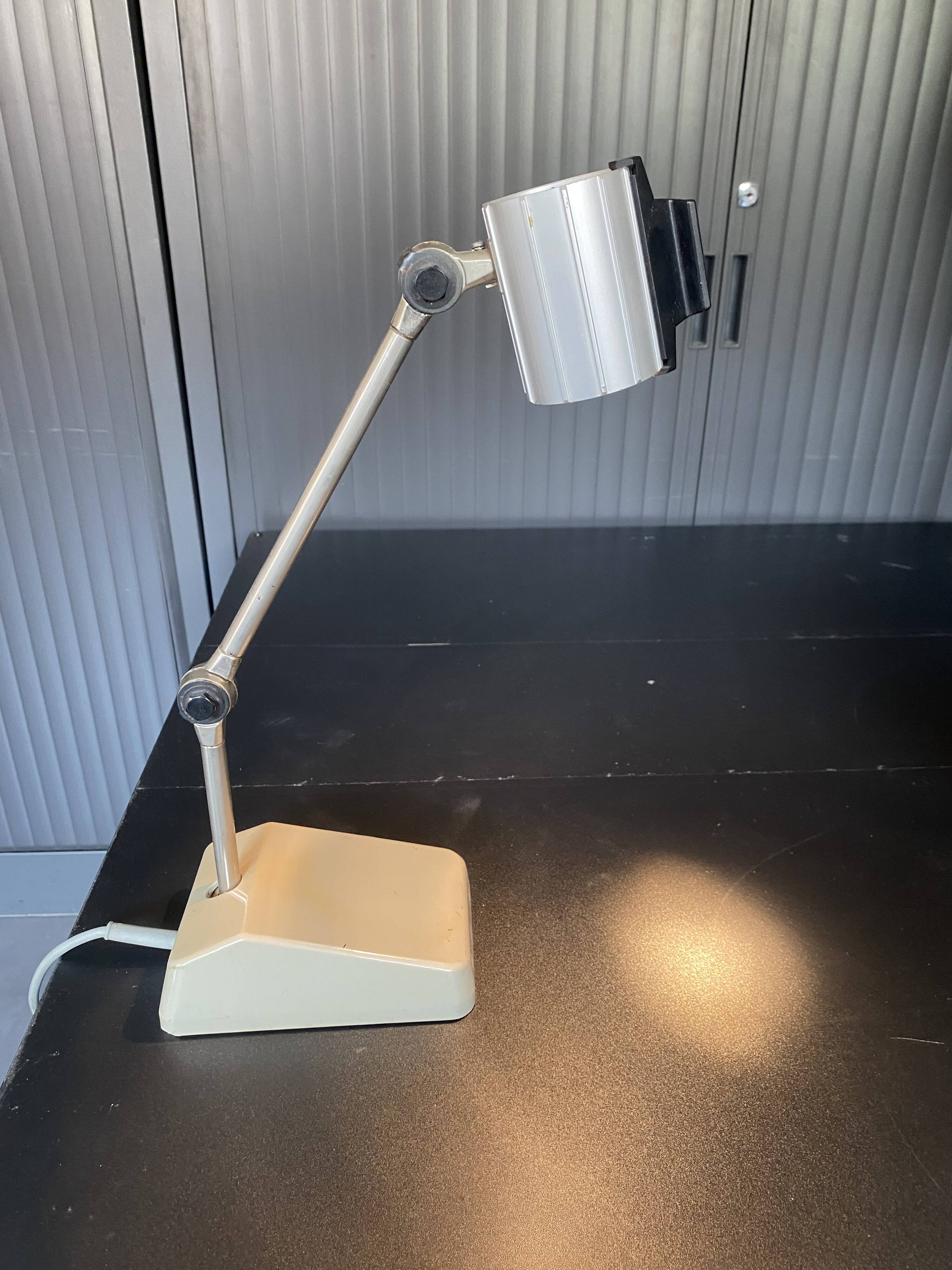 Waldmann metal articulated lamp vintage industrial workshop 1950
