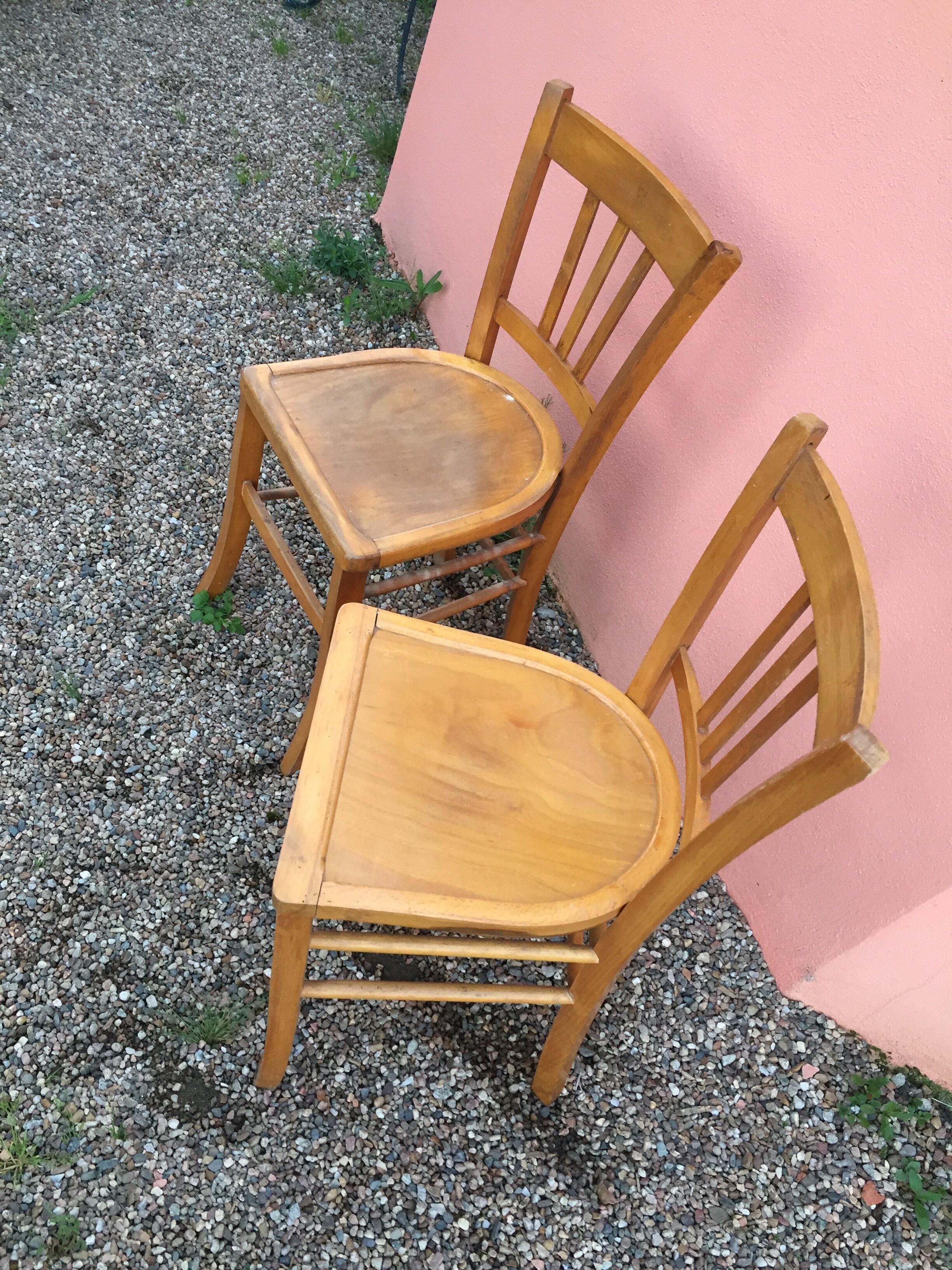Paire de chaise Baumann