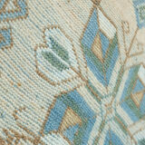 Distressed Vintage Blue Turkish Rug 4'1" X 6'9"