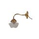 Swan neck flower wall light