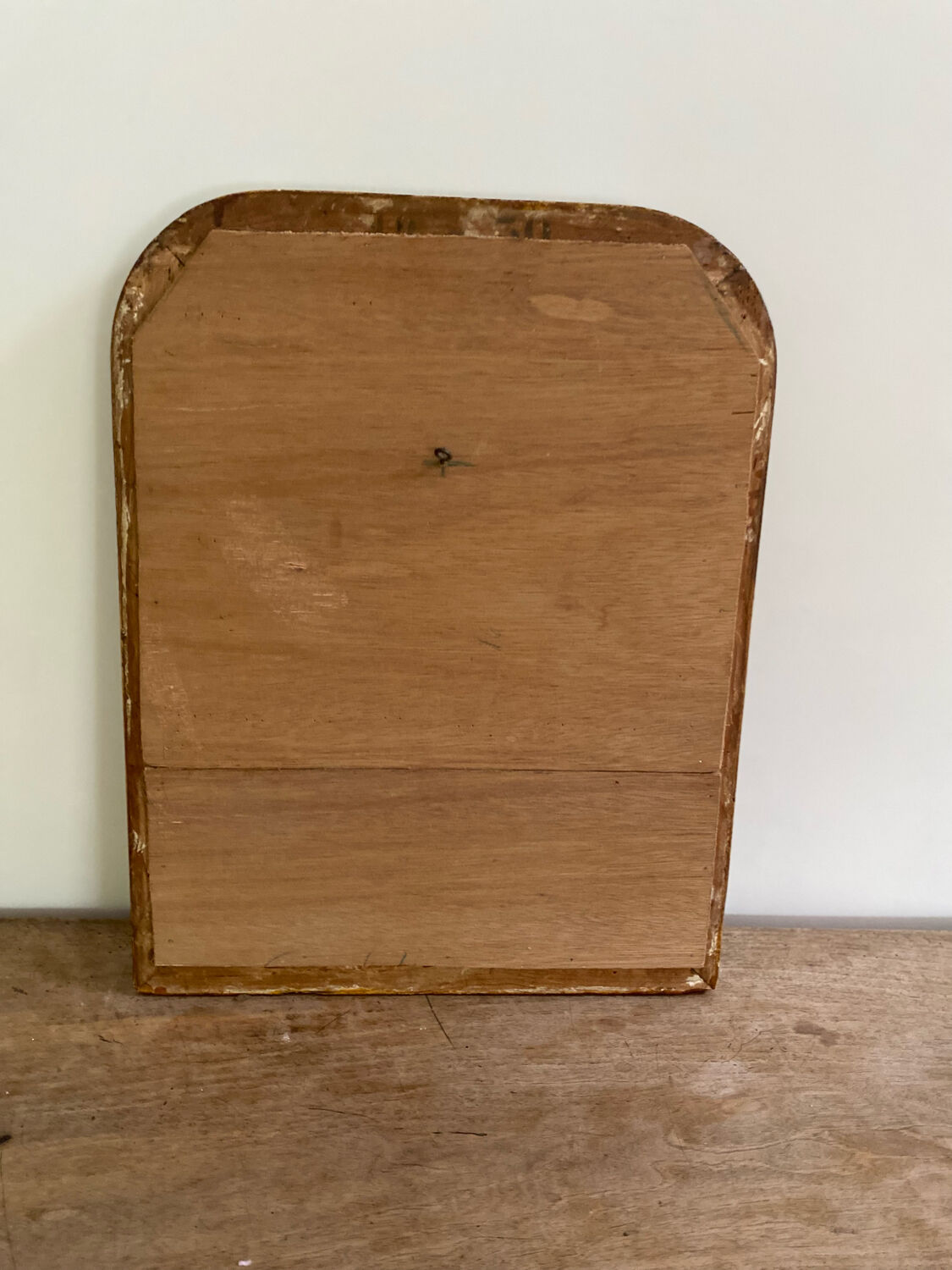 Antique Louis Philippe mirror with wooden plate