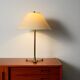 Brass table lamp by Josef Frank, original shade