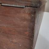 Old sloping pine display case