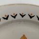 7 dessert plates and one Longwy dish
